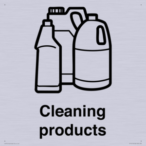Dementia Cleaning products sign